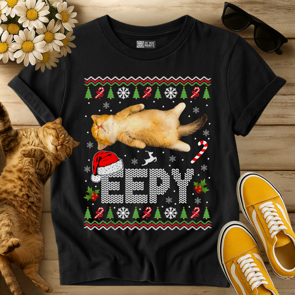 Eepy Cat Meme Ugly T-Shirt