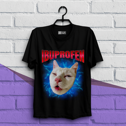 Ibuprofen Cat Meme T-Shirt