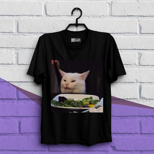 Cat at the Dinner Table T-Shirt