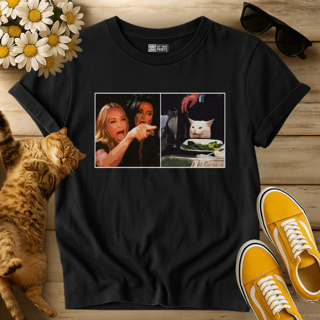 Woman Yelling at a Cat T-Shirt