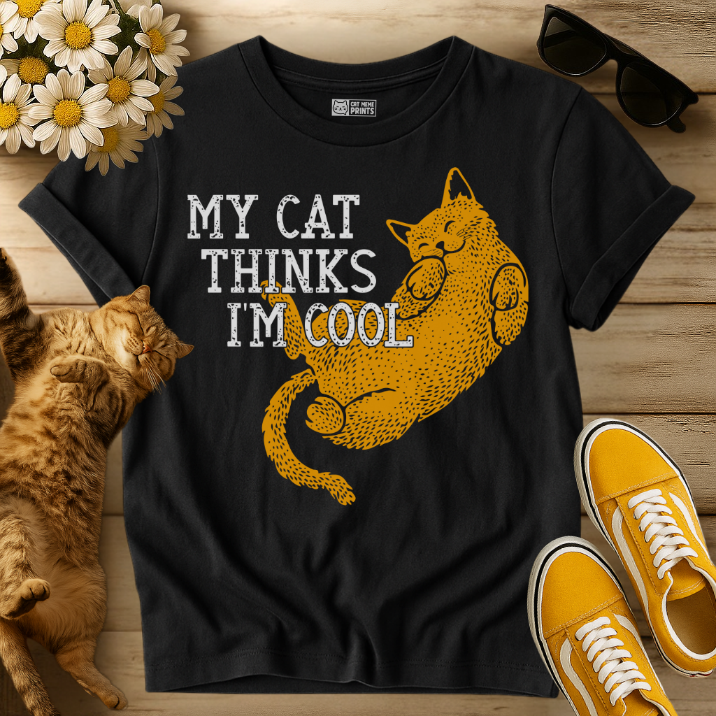 My Cat Thinks I'm Cool T-Shirt