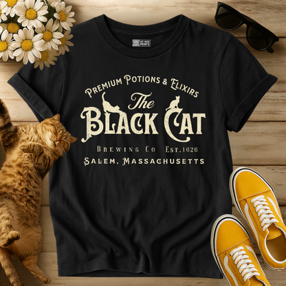 The Black Cat Witchy Salem Est 1626 T-Shirt