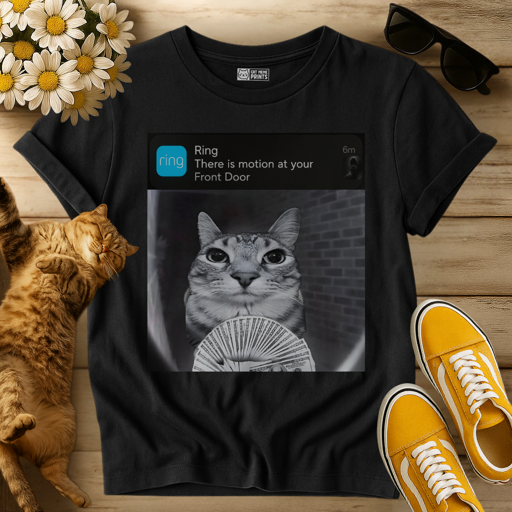Ring Cat with Motion T-Shirt