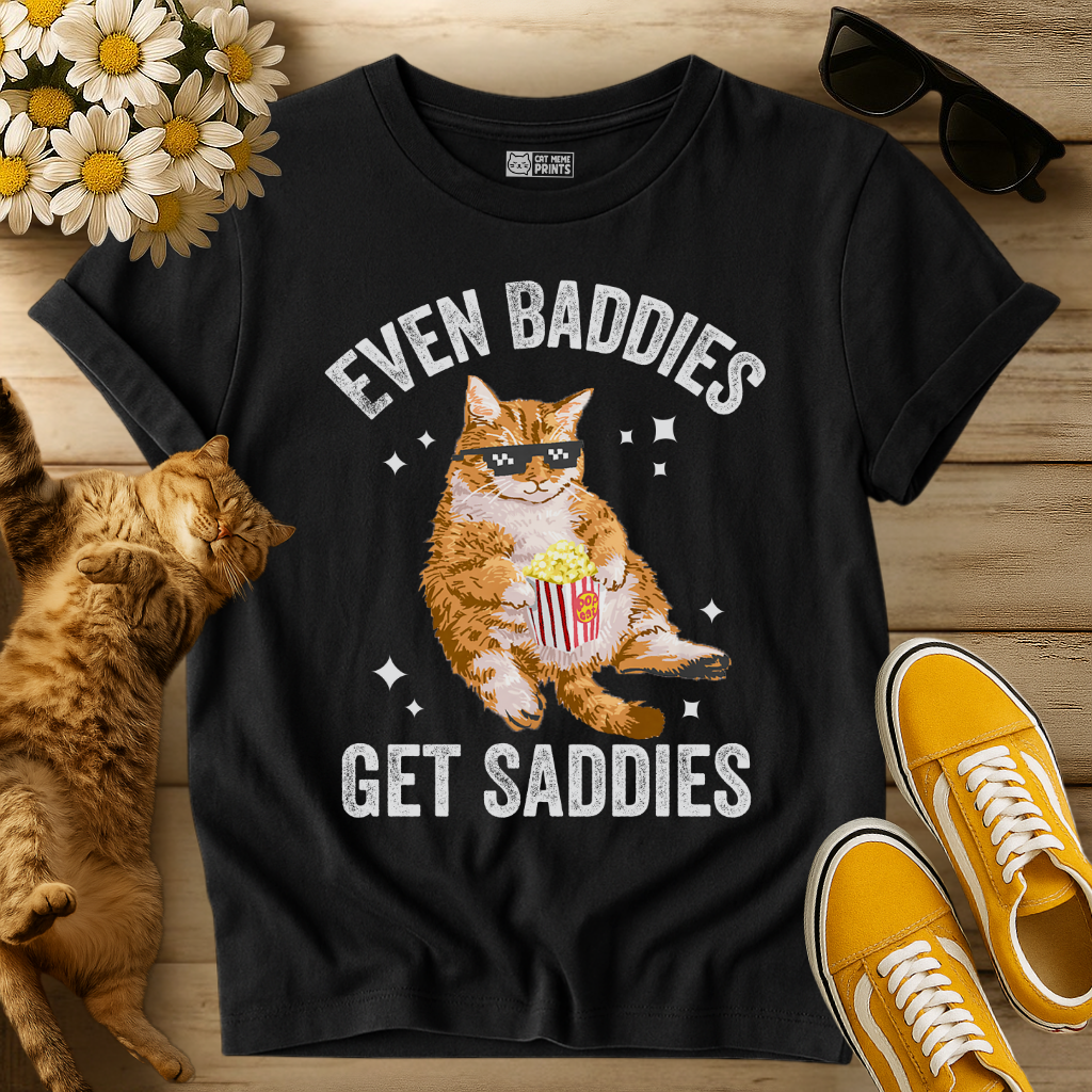 Even Baddies Get Saddies T-Shirt
