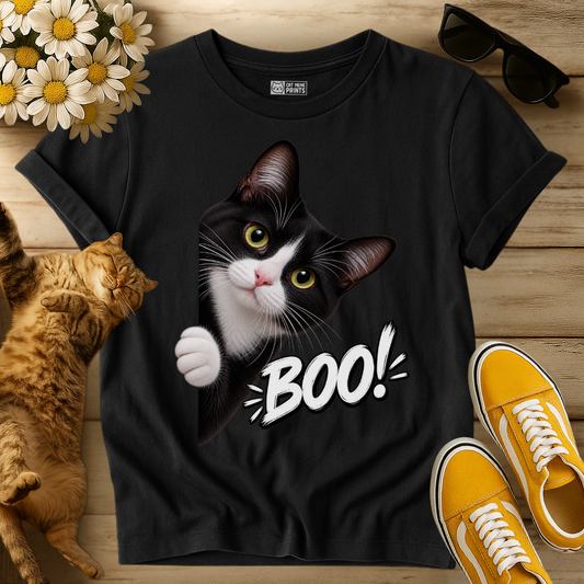 Tuxedo Cat Boo T-Shirt