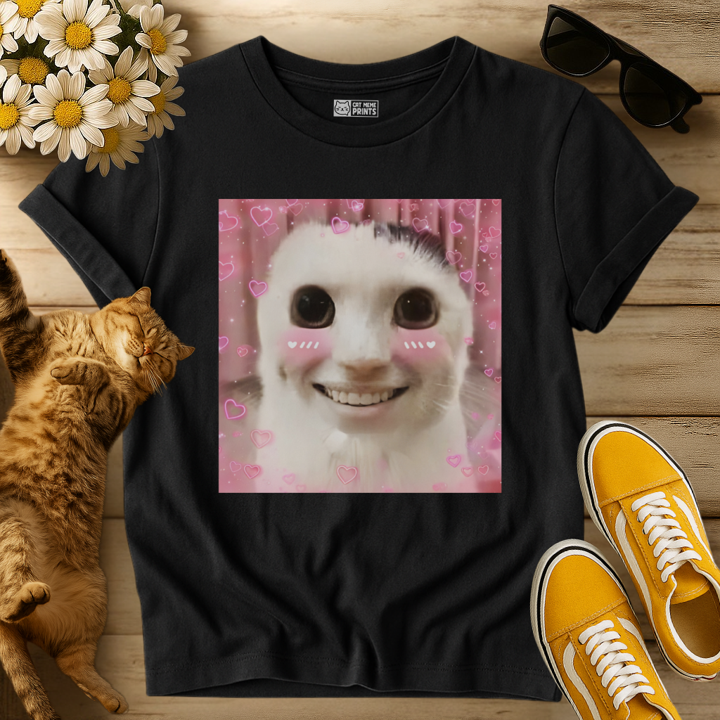 Goofy ahh Cat Meme T-Shirt