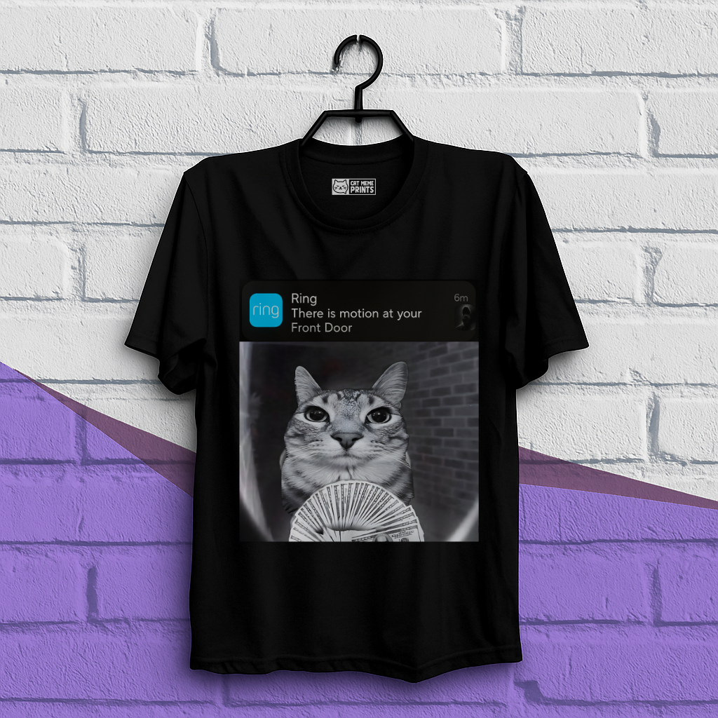 Ring Cat with Motion Meme T-Shirt