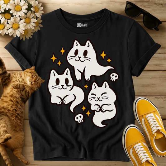 Spooky Cat Ghosts T-Shirt