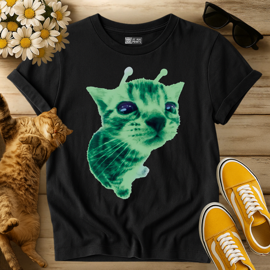 Gnarp Cat Alien Halloween T-Shirt