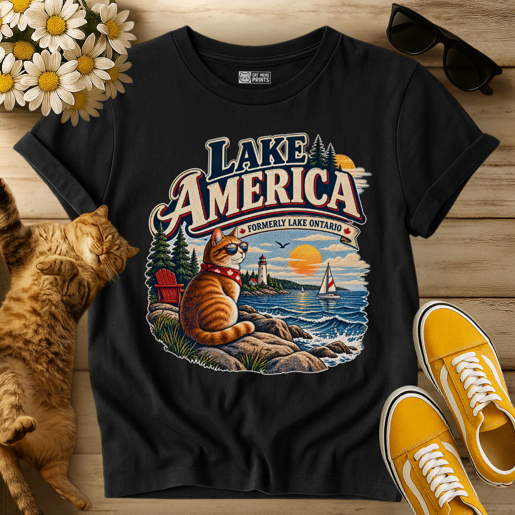 Lake America Cat T-Shirt