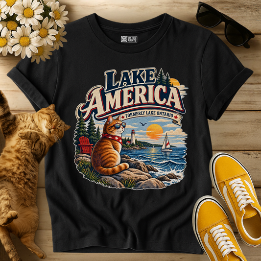 Lake America Cat T-Shirt