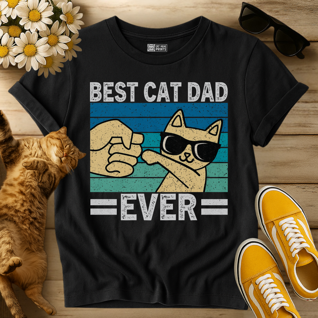 Best Cat Dad Ever T-Shirt