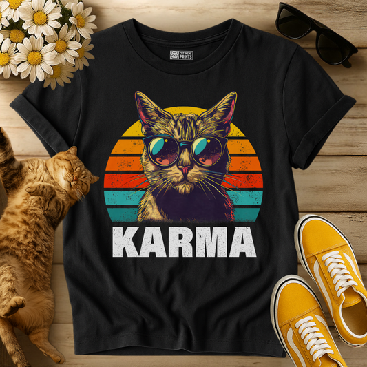 Cat Karma Vintage T-Shirt