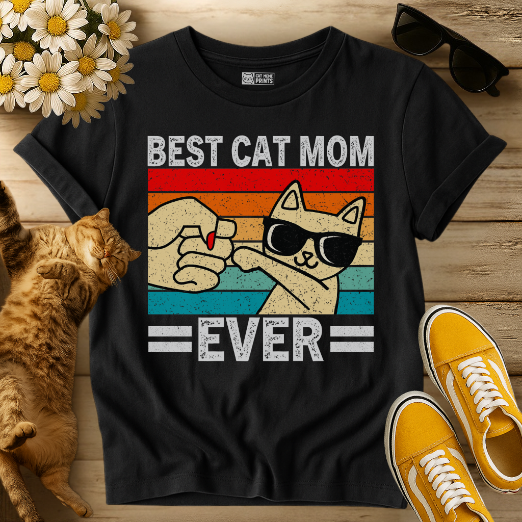 Best Cat Mom Ever T-Shirt