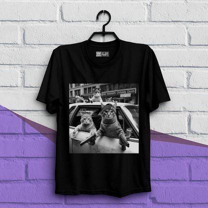 Gangster Cats Street T-Shirt