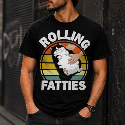 Cat Rolling Fatties T-Shirt