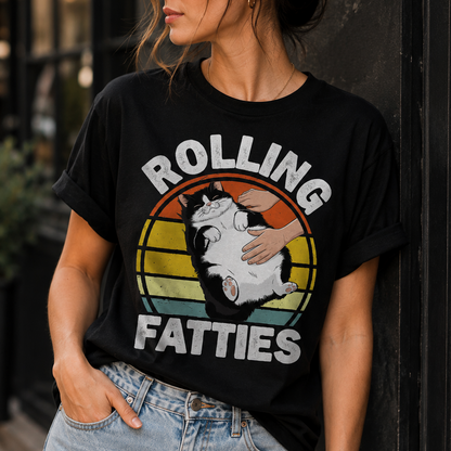 Cat Rolling Fatties T-Shirt