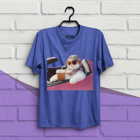 Cat Driving Meme T-Shirt