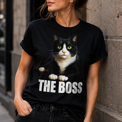 Cat is The Boss T-Shirt
