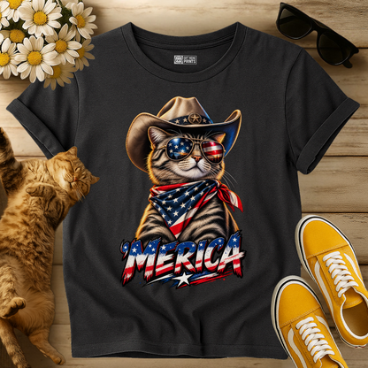 Merica Cat T-Shirt