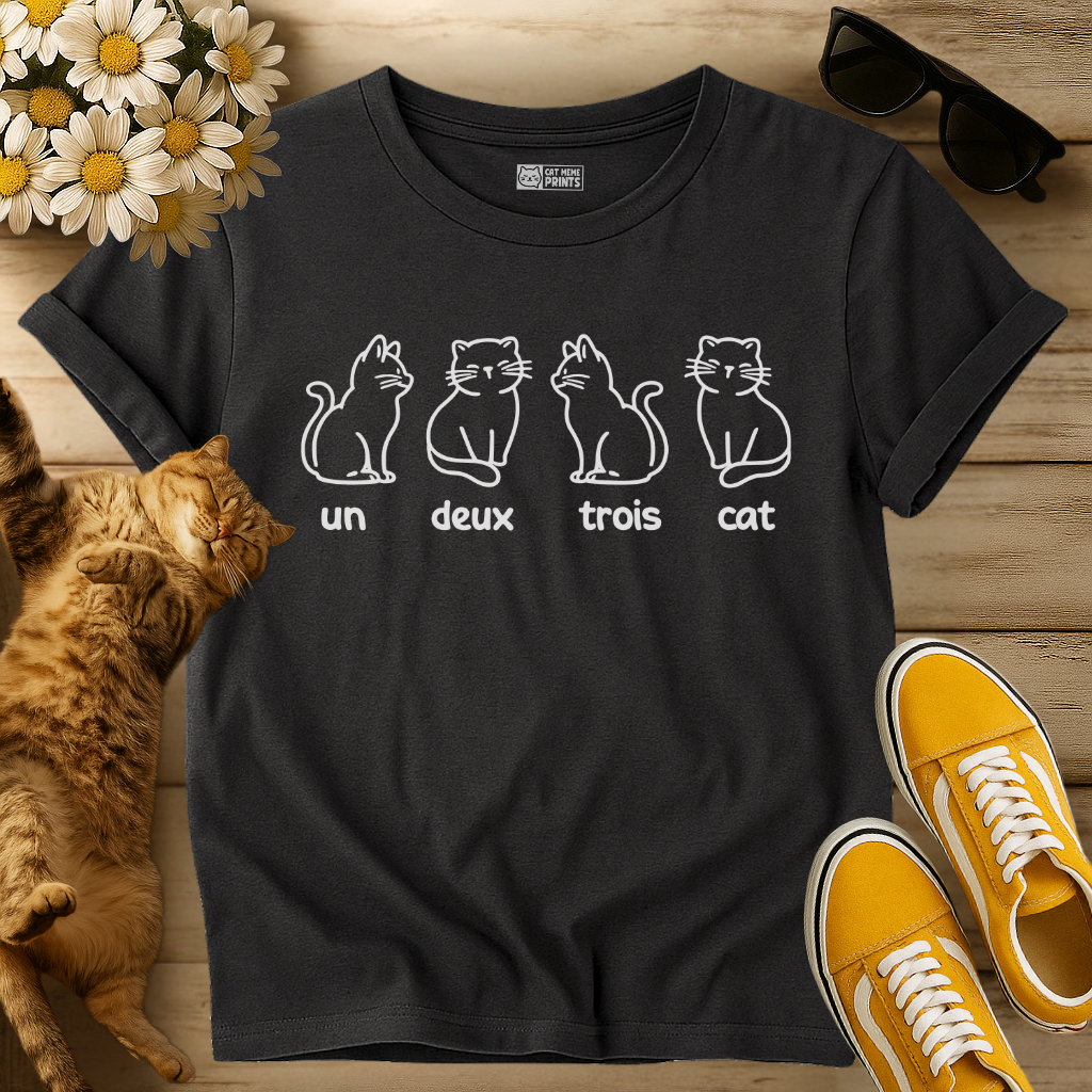 Un Deux Trois Cat T-Shirt