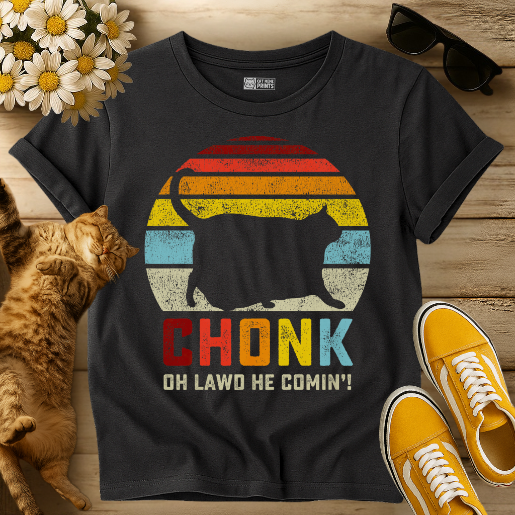 Chonk Oh Lawd He Comin' T-Shirt
