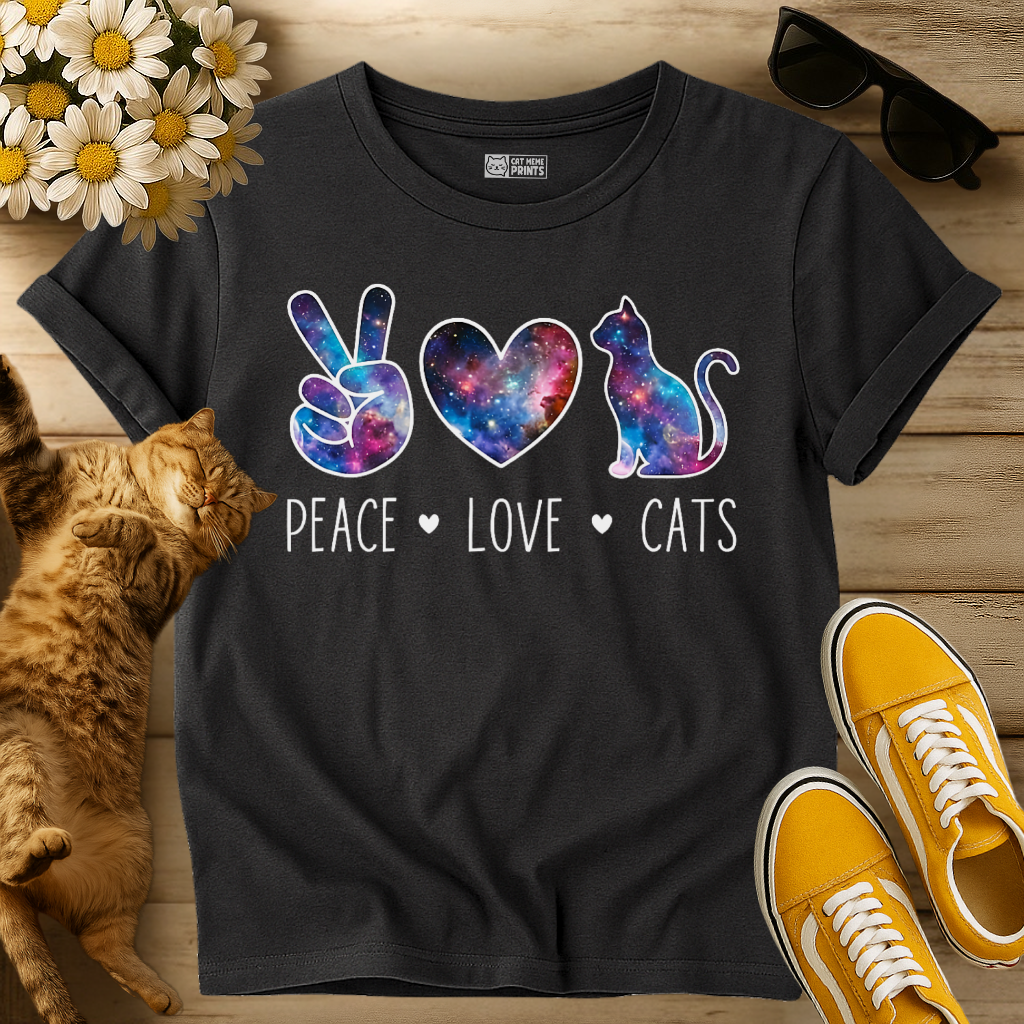 Peace Love Cats T-Shirt