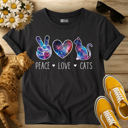 Peace Love Cats T-Shirt