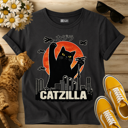 Funny Catzilla T-Shirt