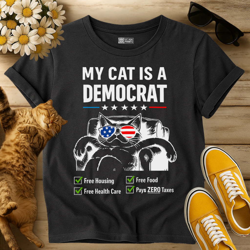 My Cat is A Democrat T-Shirt