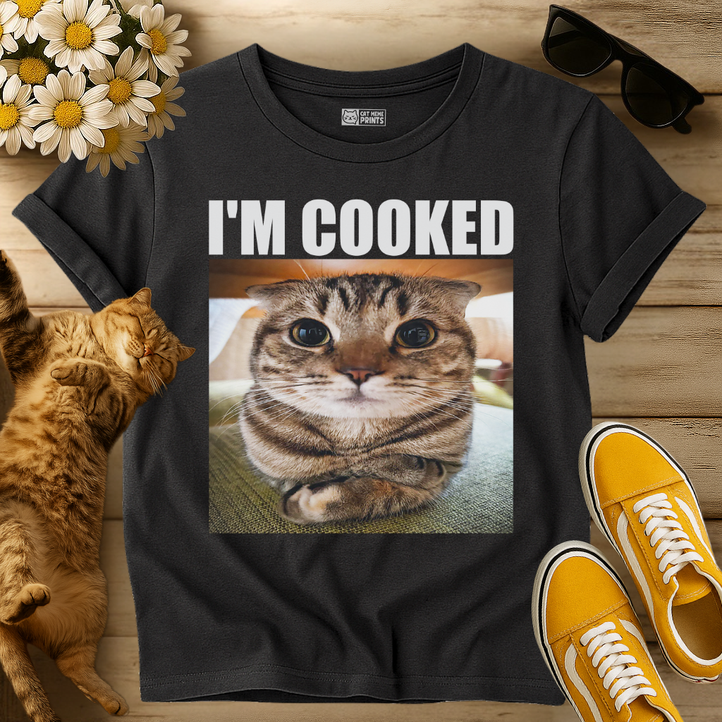 I'm Cooked Cat Meme T-Shirt