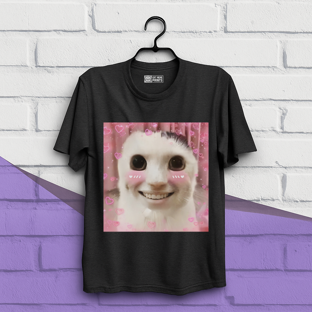 Goofy ahh Cat Meme T-Shirt