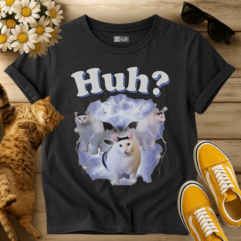 Huh Cat Meme T-Shirt