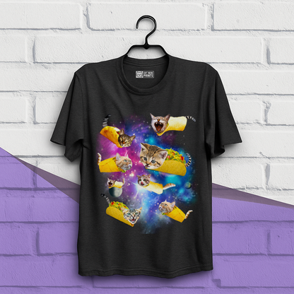 Taco Cat Space Galaxy T-Shirt