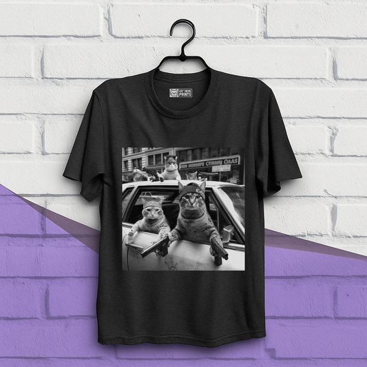 Gangster Cats Street T-Shirt