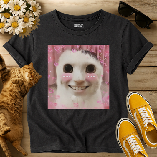 Goofy ahh Cat Meme T-Shirt