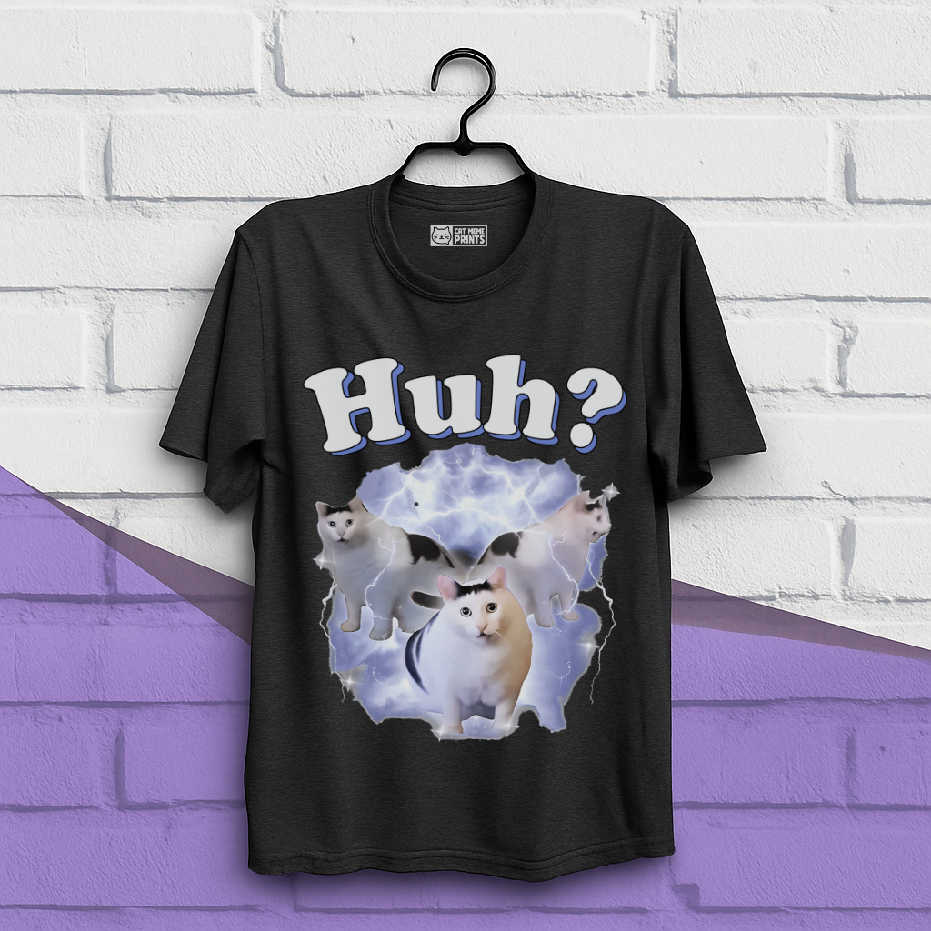 Huh Cat Meme T-Shirt