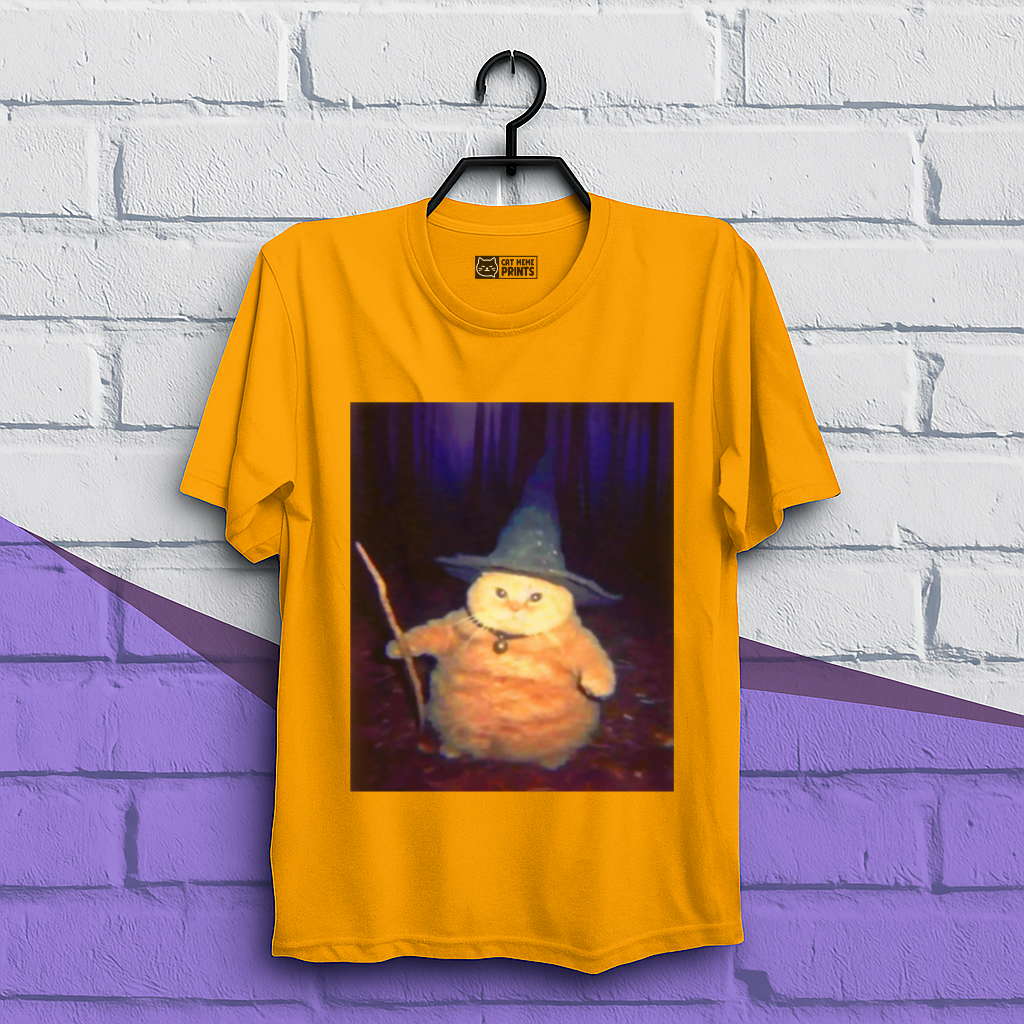 Wizard Cat Weird Halloween T-Shirt