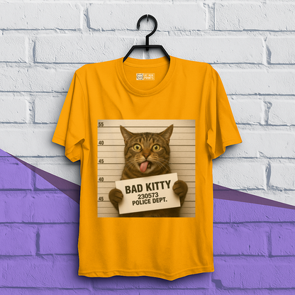 Bad Kitty Prisoned Meme T-Shirt