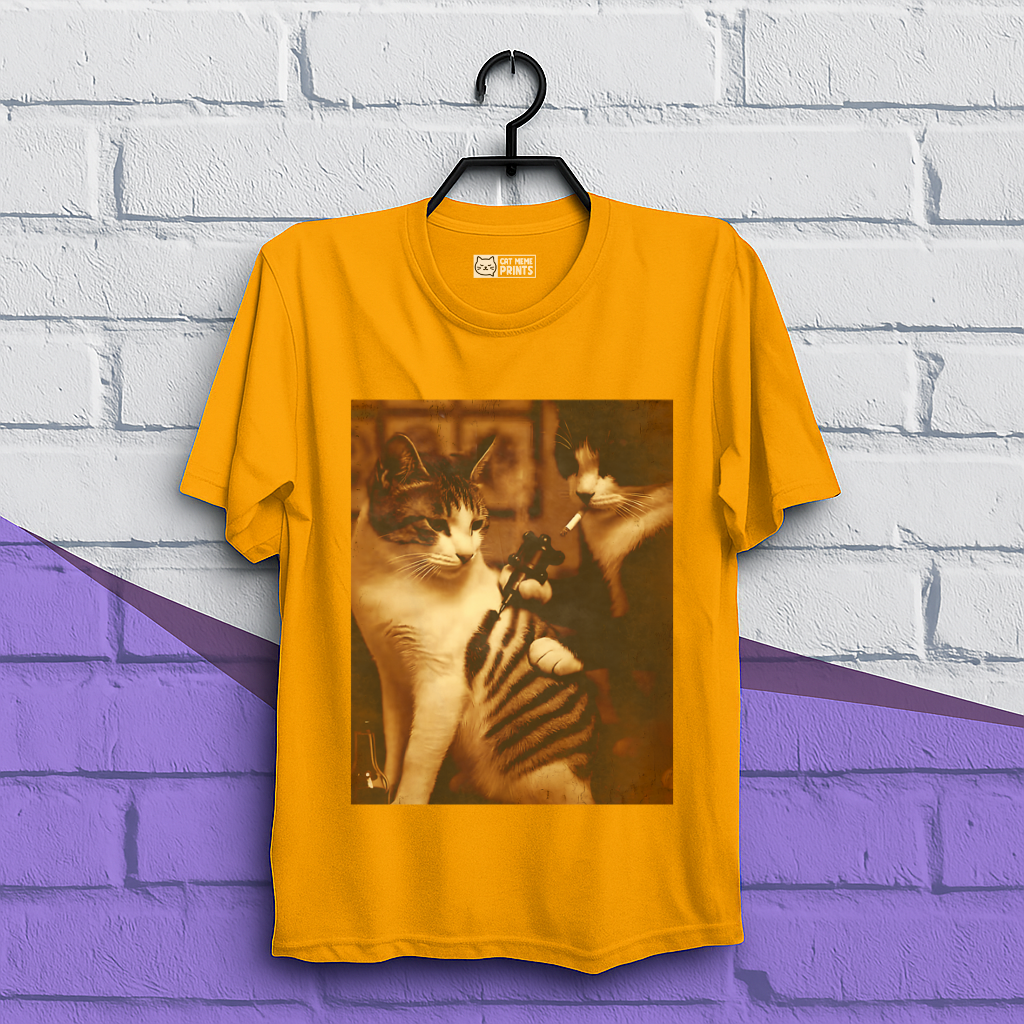 Tattoo Cat Meme T-Shirt