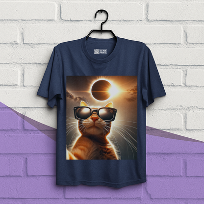 Cat Taking a Selfie with Solar T-Shirt