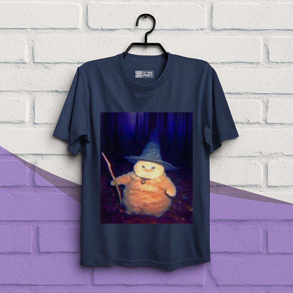 Wizard Cat Weird Halloween T-Shirt