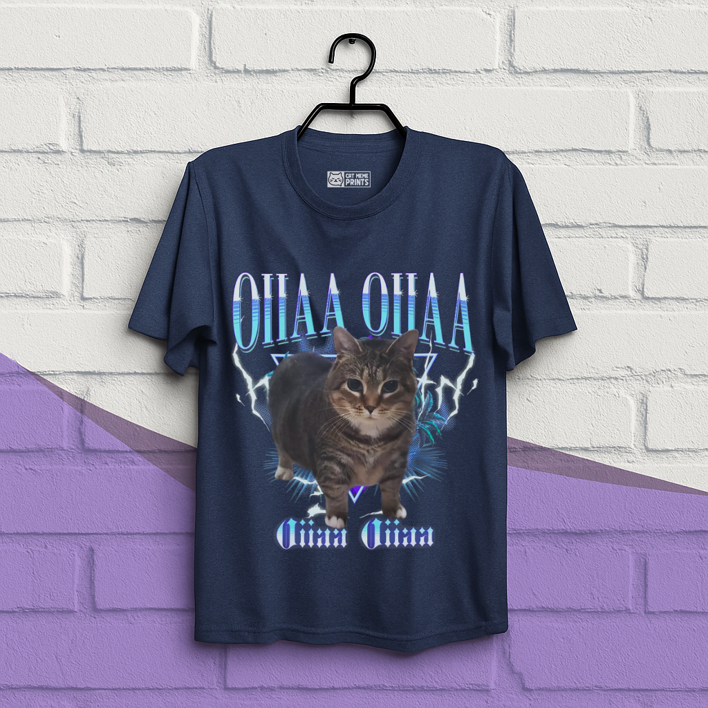 Spining Cat Oiiaa Oiiaa T-Shirt