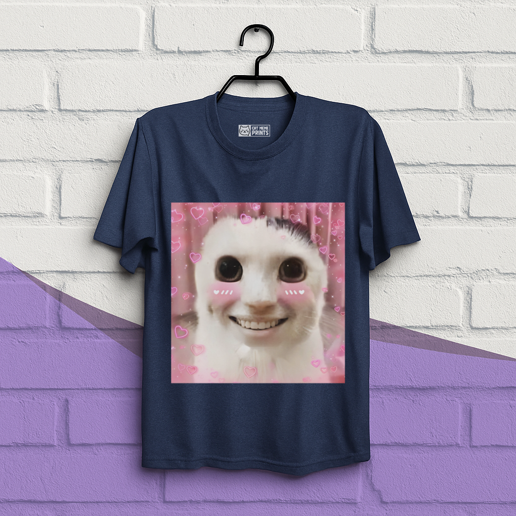 Goofy ahh Cat Meme T-Shirt