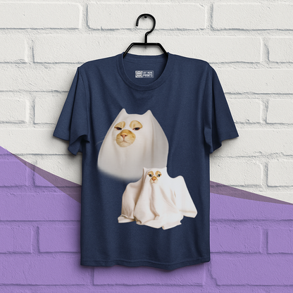 Ghost Cat Meme T-Shirt