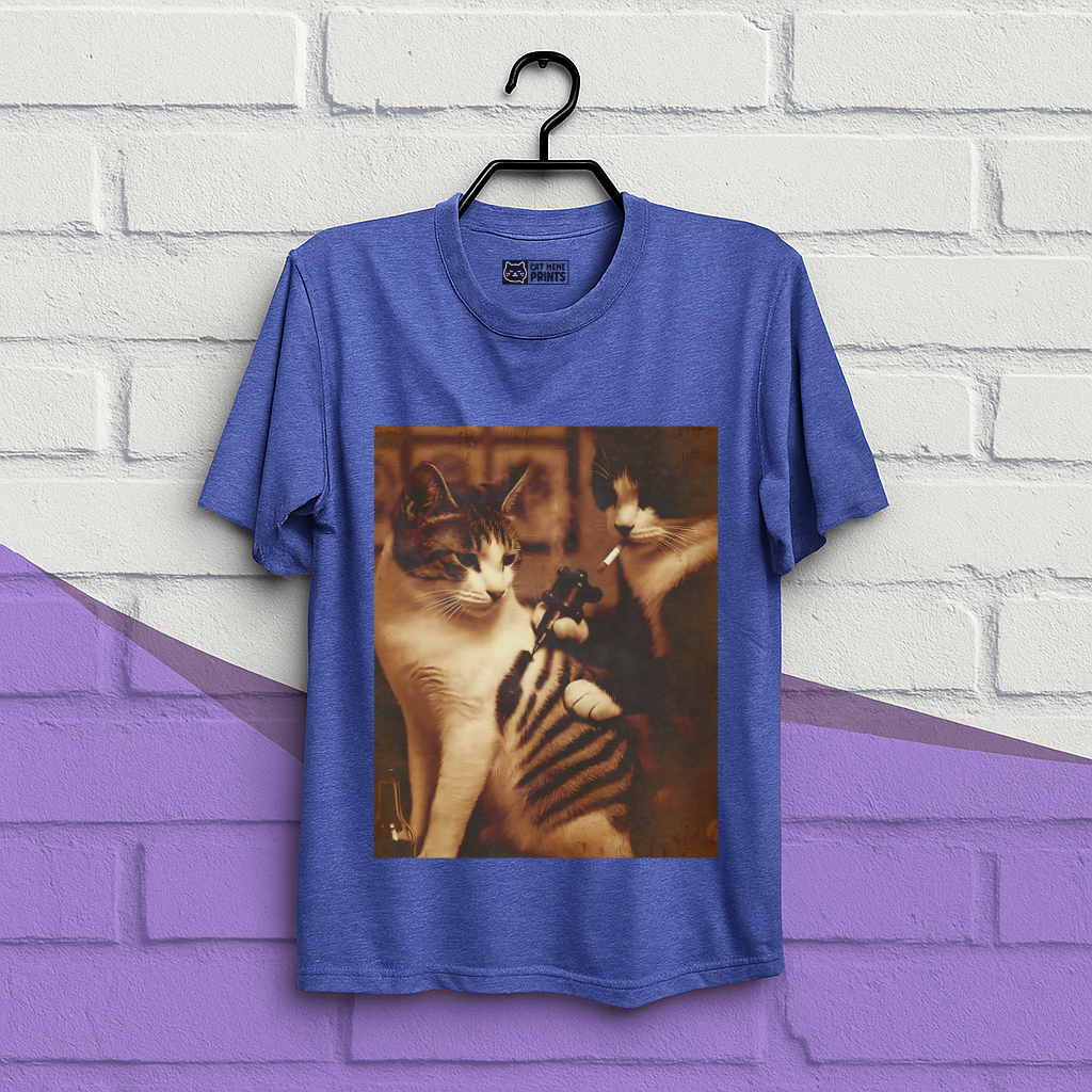 Tattoo Cat Meme T-Shirt