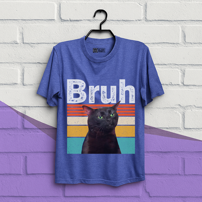 Bruh Cat Meme Vintage T-Shirt