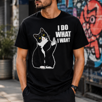 I Do What I Want Cat T-Shirt