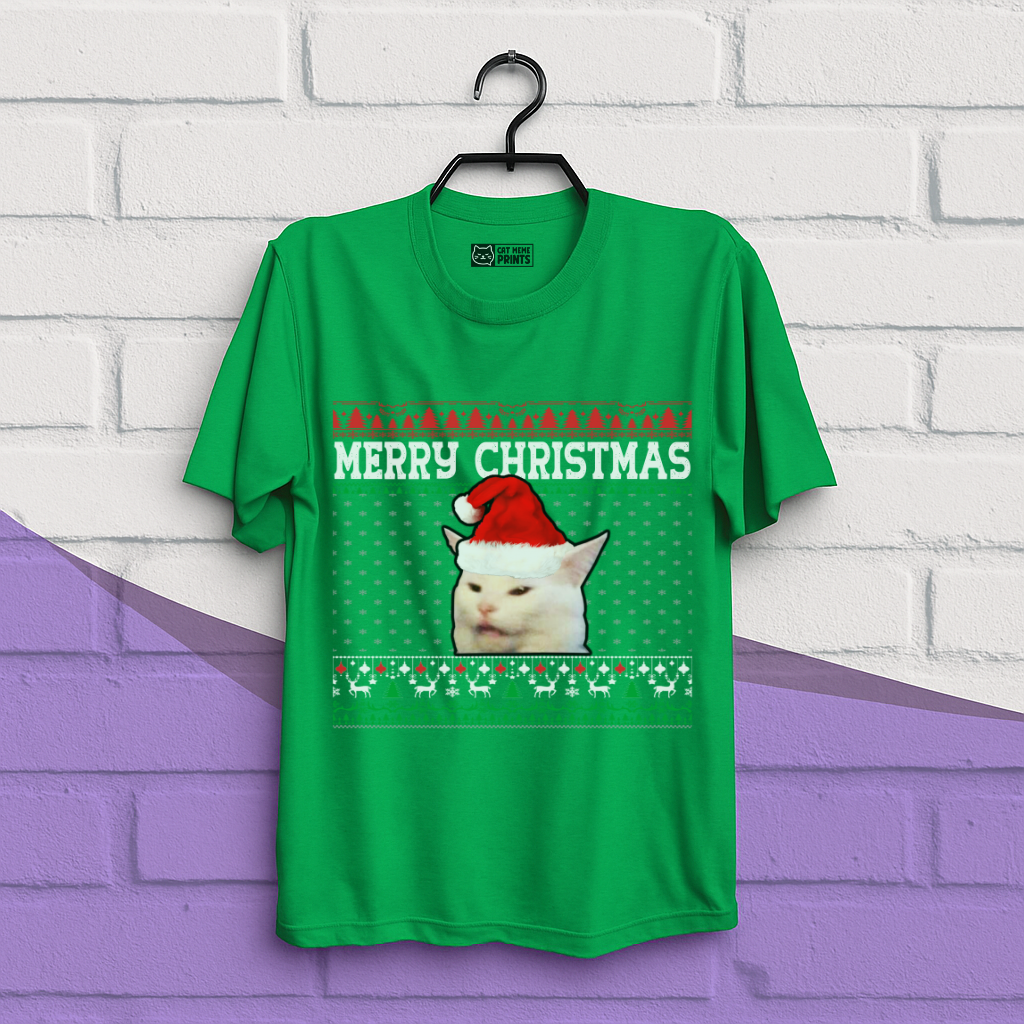 Cat Merry Christmas T-Shirt