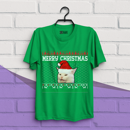 Cat Merry Christmas T-Shirt